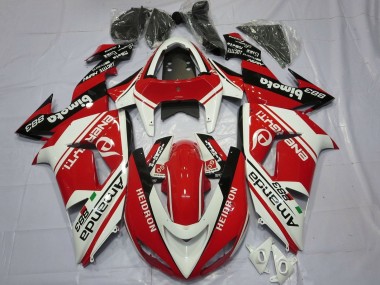 Wholesale 2006-2007 Kawasaki ZX10R Motorcycle Fairings - White Red Black Amauda 883 Heidron Canada