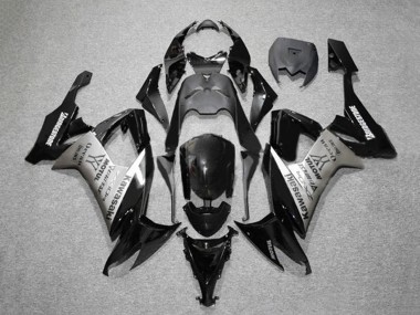 Wholesale 2008-2010 Kawasaki ZX10R Motorcycle Fairings - Glossy Black Grey Bridgestone Motul Canada