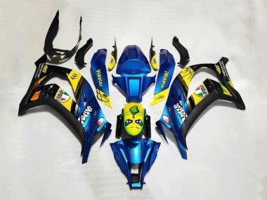 Wholesale 2016-2020 Kawasaki ZX10R Motorcycle Fairings - Blue Yellow Shark Canada