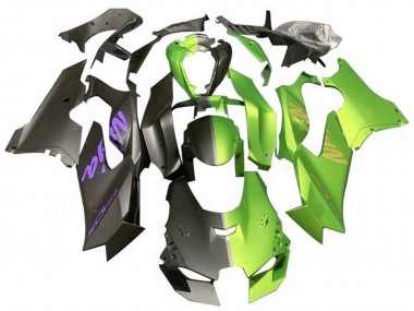 Wholesale 2021-2025 Kawasaki ZX10R Motorcycle Fairings - Matte Black Matte Green Split Canada