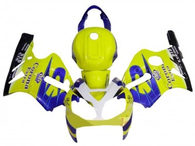 Wholesale 2000-2001 Kawasaki ZX12R Motorcycle Fairings - Yellow White Blue Corona Extra Canada