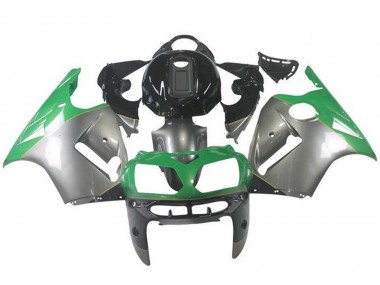Wholesale 2002-2006 Kawasaki ZX12R Motorcycle Fairings - Silver Green Black Canada