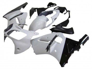 Wholesale 2002-2006 Kawasaki ZX12R Motorcycle Fairings - White Glossy Black Canada