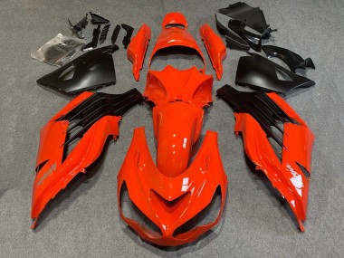 Wholesale 2006-2011 Kawasaki ZX14R ZZR1400 Motorcycle Fairings - Red Matte Black Canada