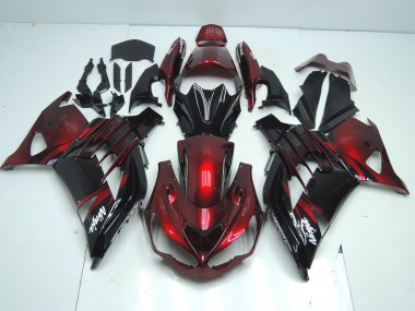 Wholesale 2012-2024 Kawasaki ZX14R ZZR1400 Motorcycle Fairing - Red Glossy Black White Ninja Canada