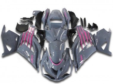 Wholesale 2012-2024 Kawasaki ZX14R ZZR1400 Motorcycle Fairings - Nardo Grey Pink Canada