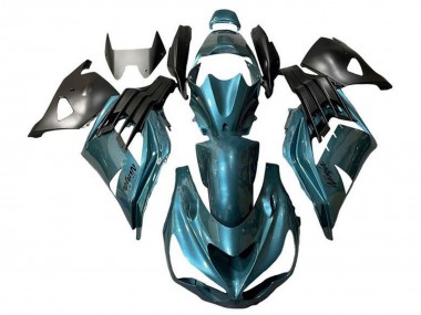 Wholesale 2012-2024 Kawasaki ZX14R ZZR1400 Motorcycle Fairings - Metallic Teal Blue Canada