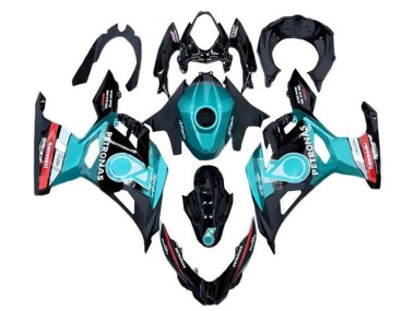Wholesale 2018-2024 Kawasaki Ninja 400 Motorcycle Fairings - Light Blue Red Black Petronas Canada