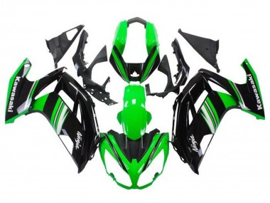 Wholesale 2012-2016 Kawasaki Ninja 650 EX650 Motorcycle Fairings - Green Black White Grey Stripe Canada