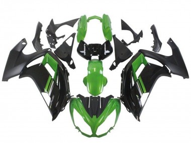Wholesale 2012-2014 Kawasaki Ninja ER6F Motorcycle Fairings - Green Black Canada