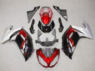 Wholesale 2012-2016 Kawasaki Ninja 650 EX650 Motorcycle Fairings - Silver Red Glossy Black Canada