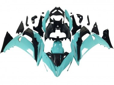 Wholesale 2017-2019 Kawasaki Ninja 650 EX650 Motorcycle Fairings - Light Blue Black Canada