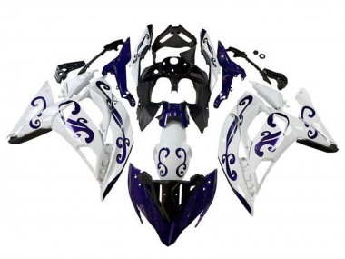 Wholesale 2017-2019 Kawasaki Ninja 650 EX650 Motorcycle Fairings - White Dark Blue Black Canada