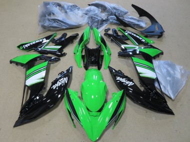 Wholesale 2017-2019 Kawasaki Ninja 650 EX650 Motorcycle Fairings - Green White Glossy Black Canada