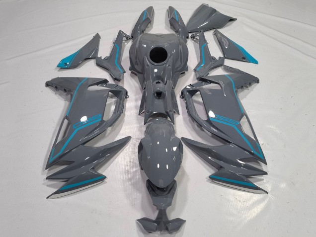 2020-2025 Kawasaki Ninja 650 EX650 Motorcycle Fairings - Grey Blue Canada