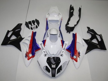 Wholesale 2009-2014 BMW S1000RR Full Motorcycle Fairing Kits - White Red Blue Glossy Black Canada