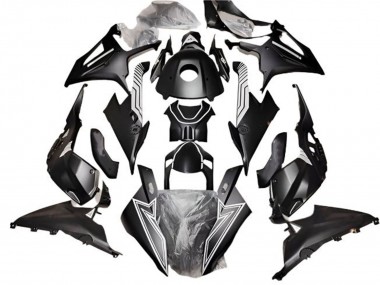 Wholesale 2019-2022 BMW S1000RR Motorcycle Fairings - Matte Black White Lines Canada