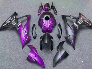 Wholesale 2019-2022 BMW S1000RR Motorcycle Fairings - Matte Black Purple Canada