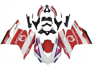 Wholesale 2015-2020 Ducati 959/1299 Motorcycle Fairings - White Red Blue Pramac Canada