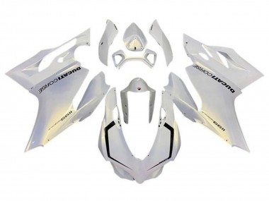 Wholesale 2011-2014 Ducati Panigale 1199 Motorcycle Fairings - Pearl White Corse Canada