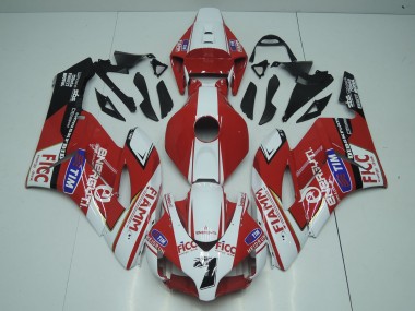 Wholesale 2004-2005 Honda CBR1000RR Motorcycle Fairings - White Red Blue Black Fiamm Ficc 7 Canada