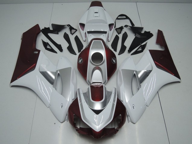 2006-2007 Honda CBR1000RR Motorcycle Fairings - White Silver Glossy Black Canada