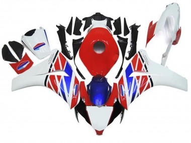 Wholesale 2008-2011 Honda CBR1000RR Motorcycle Fairings - White Red Blue Black Stripe Canada