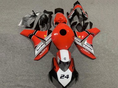 Wholesale 2008-2011 Honda CBR1000RR Motorcycle Fairings - Red White Glossy Black 24 Canada