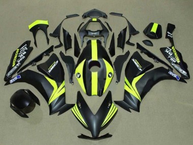 Wholesale 2012-2016 Honda CBR1000RR Motorcycle Fairings - Matte Black Yellow Stripe Canada