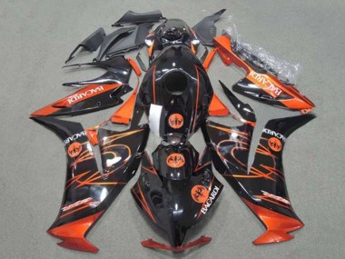 Wholesale 2012-2016 Honda CBR1000RR Motorcycle Fairings - Orange Glossy Black BACARDI Canada
