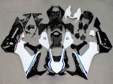Wholesale 2017-2023 Honda CBR1000RR Motorcycle Fairings - White Blue Glossy Black Stripe Canada