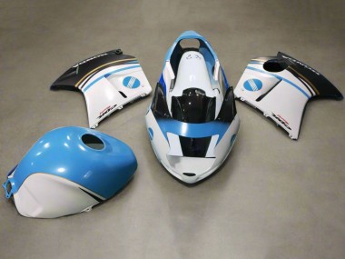 Wholesale 1996-2007 Honda CBR1100XX Blackbird Motorcycle Fairings - White Blue Black Konica Minolta Canada