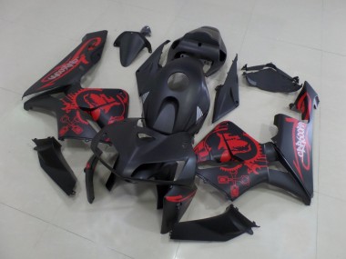 Wholesale 2005-2006 Honda CBR600RR Motorcycle Fairings - Matte Black Matte Red Gear Canada