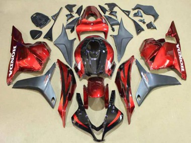 Wholesale 2009-2012 Honda CBR600RR Motorcycle Fairings - Silver Red Glossy Black Canada