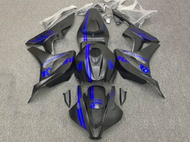 Wholesale 2007-2008 Honda CBR600RR Motorcycle Fairings - Blue Matte Black Repsol Canada