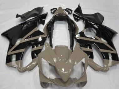 Wholesale 2004-2007 Honda CBR600 F4i Motorcycle Fairings - Taupe Brown Glossy Black Canada