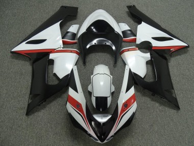 Wholesale 2005-2006 Kawasaki ZX6R Motorcycle Fairings - White Black Red Canada
