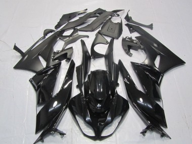 Wholesale 2007-2008 Kawasaki ZX6R Motorcycle Fairings - Glossy Black Matte Black Canada