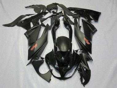 Wholesale 2007-2008 Kawasaki ZX6R Motorcycle Fairings - Matte Black Black Red Canada