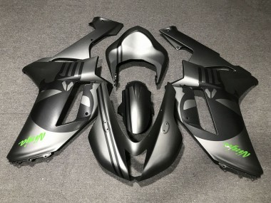 Wholesale 2007-2008 Kawasaki ZX6R Motorcycle Fairings - Matte Silver Matte Black Skull Canada