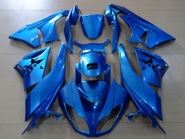 Wholesale 2007-2008 Kawasaki ZX6R Motorcycle Fairings - Metallic Blue Canada