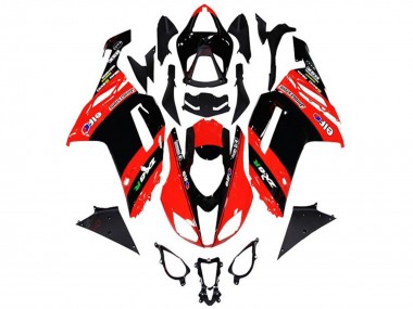 Wholesale 2013-2018 Kawasaki ZX6R Motorcycle Fairings - Red Black Elf Canada