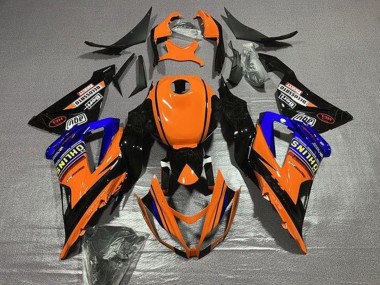 Wholesale 2013-2018 Kawasaki ZX6R Motorcycle Fairings - Orange Blue Black Canada