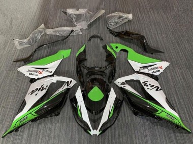 Wholesale 2013-2018 Kawasaki ZX6R Motorcycle Fairings - Green White Black Canada