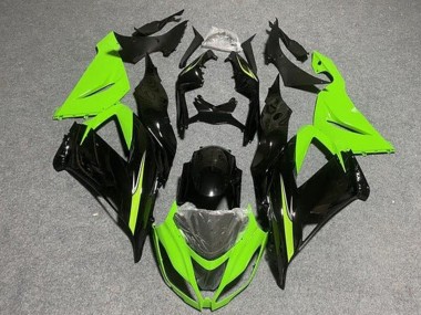 Wholesale 2013-2018 Kawasaki ZX6R Motorcycle Fairings - Light Green Glossy Black Canada
