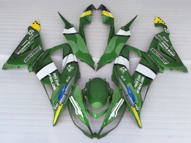 Wholesale 2013-2018 Kawasaki ZX6R Motorcycle Fairings - Green Yellow Blue White Canada