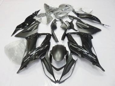 Wholesale 2013-2018 Kawasaki ZX6R Motorcycle Fairings - Glossy Black Matte Black Canada