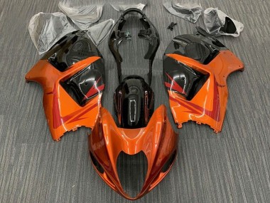 Wholesale 1996-2007 Suzuki GSXR 1300 Hayabusa Motorcycle Fairings - Orange Black Red Canada
