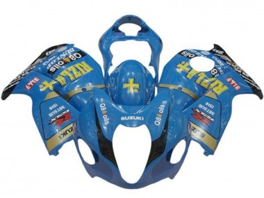 Wholesale 1996-2007 Suzuki GSXR 1300 Hayabusa Motorcycle Fairings - Blue Gold Black Rizla Canada