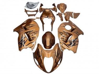 Wholesale 2008-2020 Bronze Black Flame Suzuki GSXR 1300 Hayabusa Motorcycle Fairings Canada
